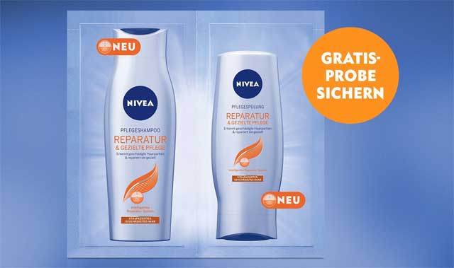 Shampoo & Spülung: Neue kostenlose Produktprobe von Nivea kommt per Post