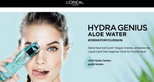 Loreal Hydra Aloe Water Produktprobe