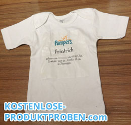 Kostenloses Pampers T-Shirt