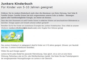 Kostenloses Kinderbuch zum Thema Energie sparen