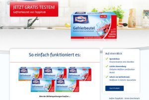 Toppits Gefrierbeutel gratis testen