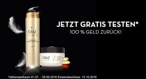 Olaz Produkt nach Wahl gratis testen