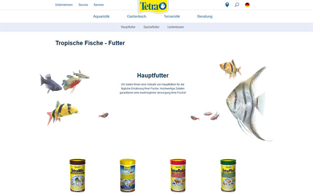 Tetra Fischfutter jetzt gratis testen