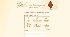 Feodora Schokolade kostenlos