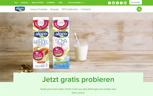 Alpro Fresh Drink kostenlos