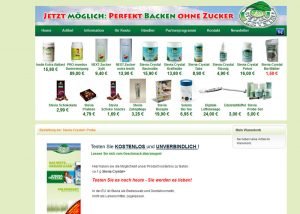 Stevia kostenlose Produktprobe