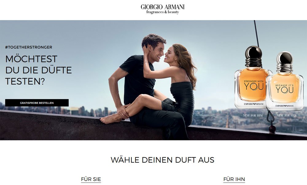 Giorgio Armani Duftprobe