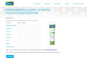 Cetaphil Gratisprobe