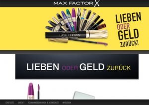 Max Factor Mascara gratis testen