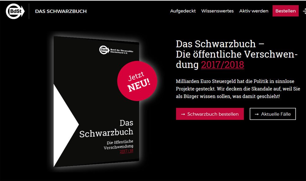Schwarzbuch 2017 kostenlos bestellen