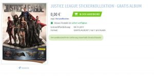 Justice League Stickeralbum von Panini