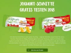 Joghurt Schnitte gratis testen